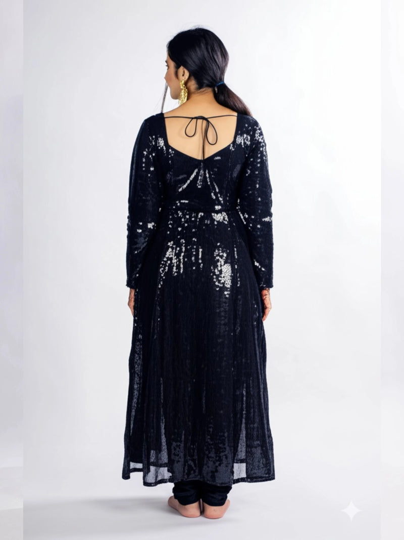 Elegant Black Anarkali