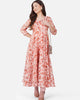 Vaclav women's fit and floral umbrella frock with pant lalon/ women dress/