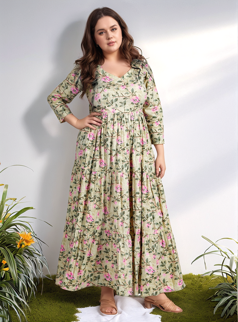 Blissful Harmony Cotton One-Piece