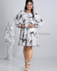 Elegant Women’s Summer Short Dress - French Crepe Fabric, Lightweight & Breathable