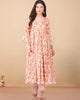 Vaclav women's maxi frock with pant/ chinon long frock women's/women dress